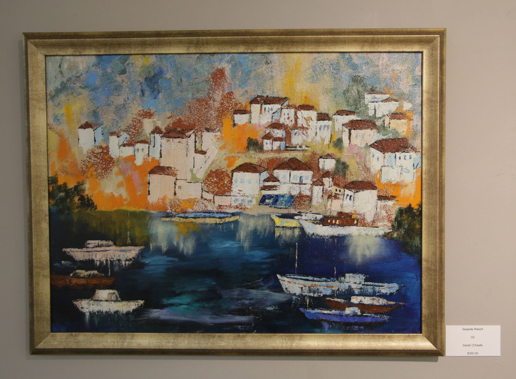 Opening for the Visions art exhibit at the Southern Shore Gallery
